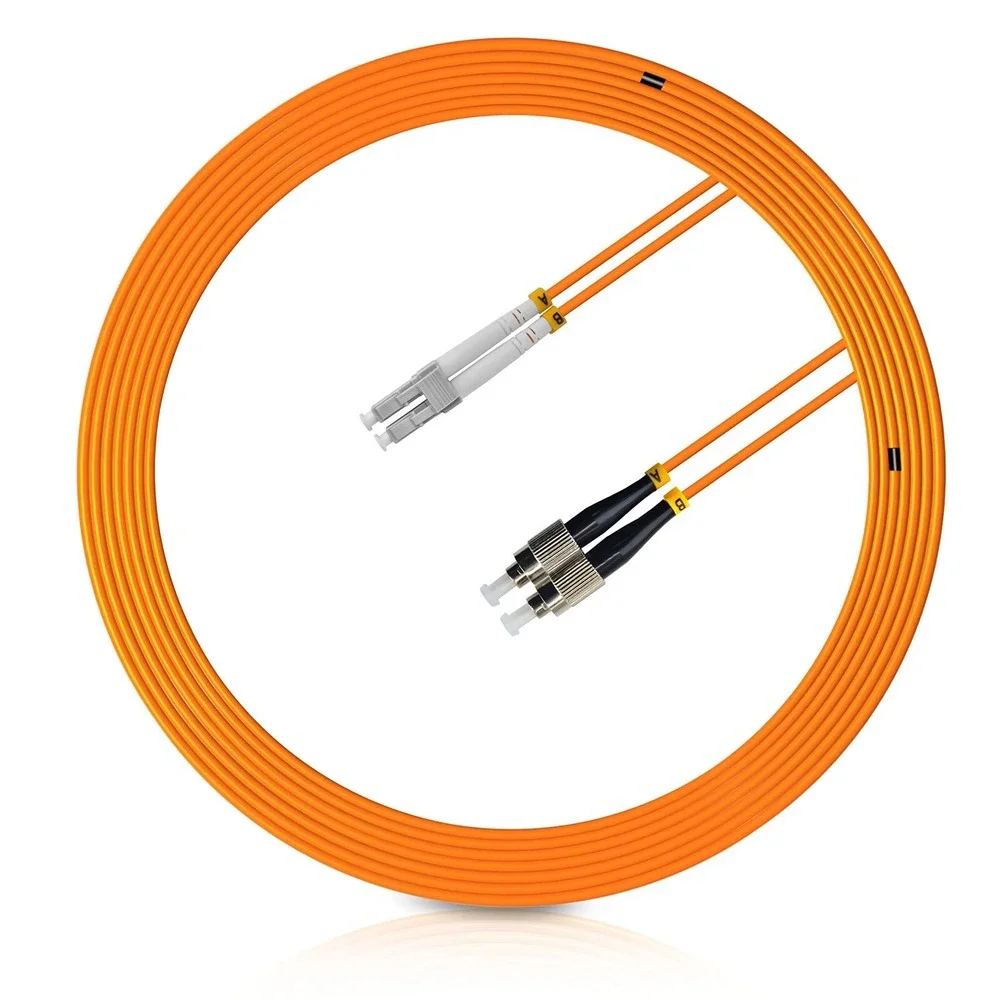 OM2 XHYUX Fiber Optic Cable 1M FC/UPC-LC/UPC Duplex 50/125 LSZH NEW 00132M 22/11